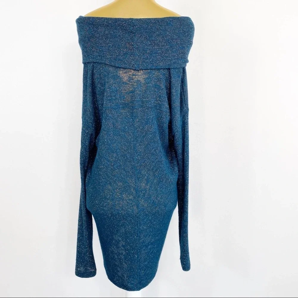 Ella Moss sweater pullover green and gold Size S